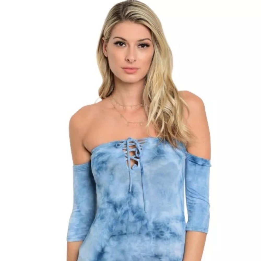 Tie-Dye Body-Con Dress